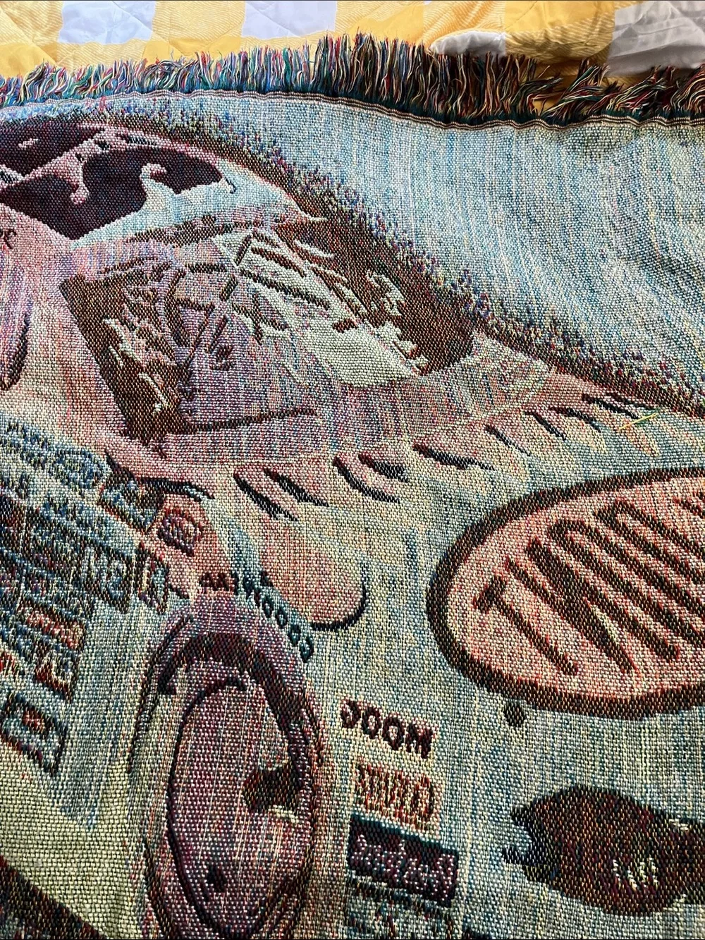 Vintage NASCAR Jeff Gordon #24 DuPont Graphic Tapestry/Throw Blanket